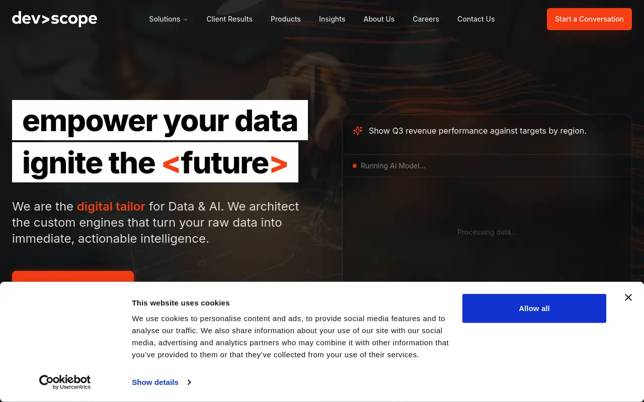 Screenshot of devscope.net