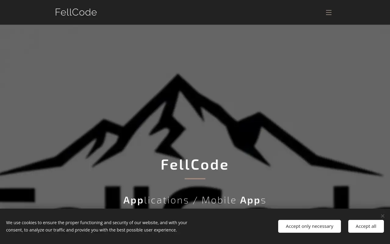Screenshot of fellcode.com