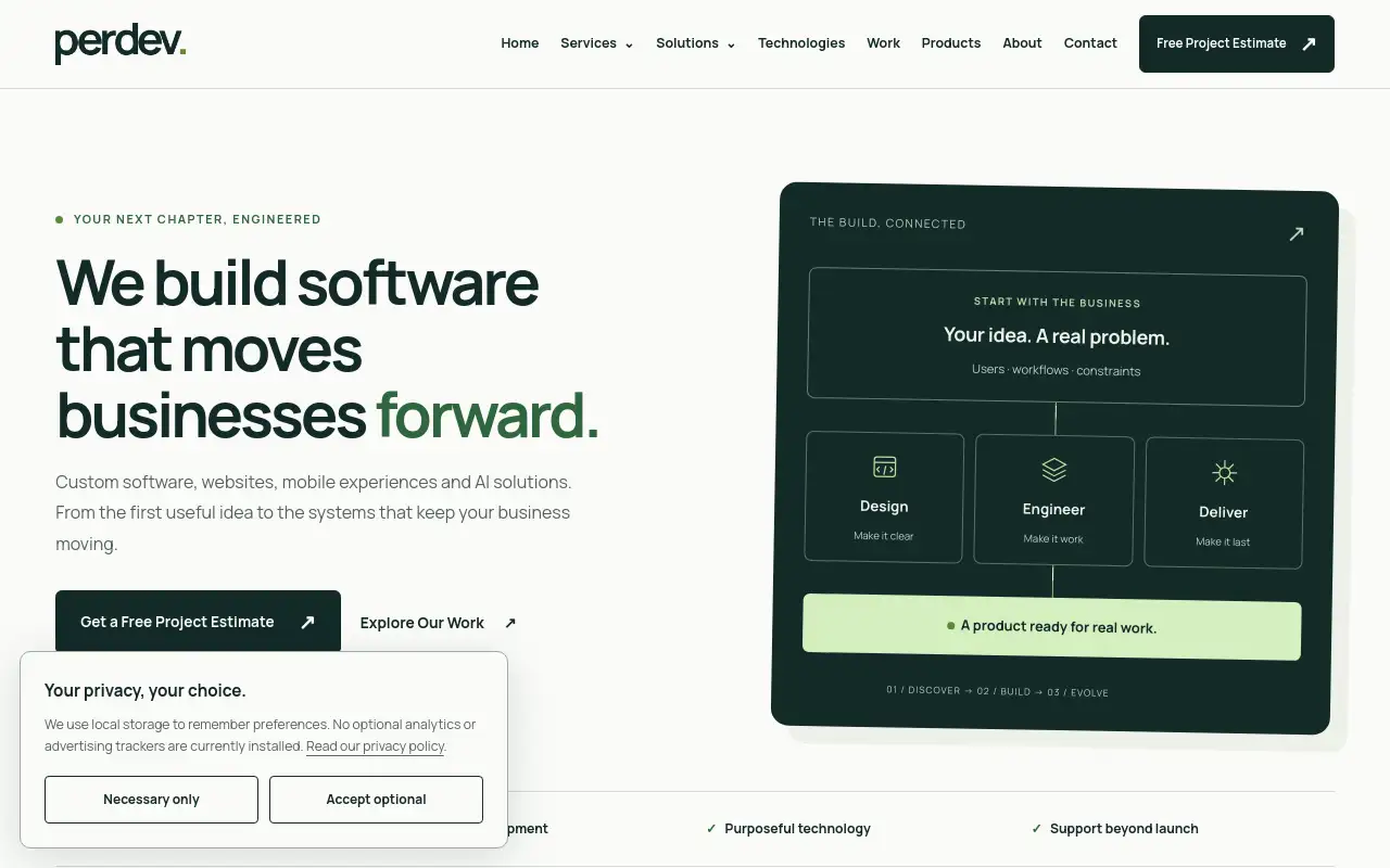 Screenshot of perdev.software