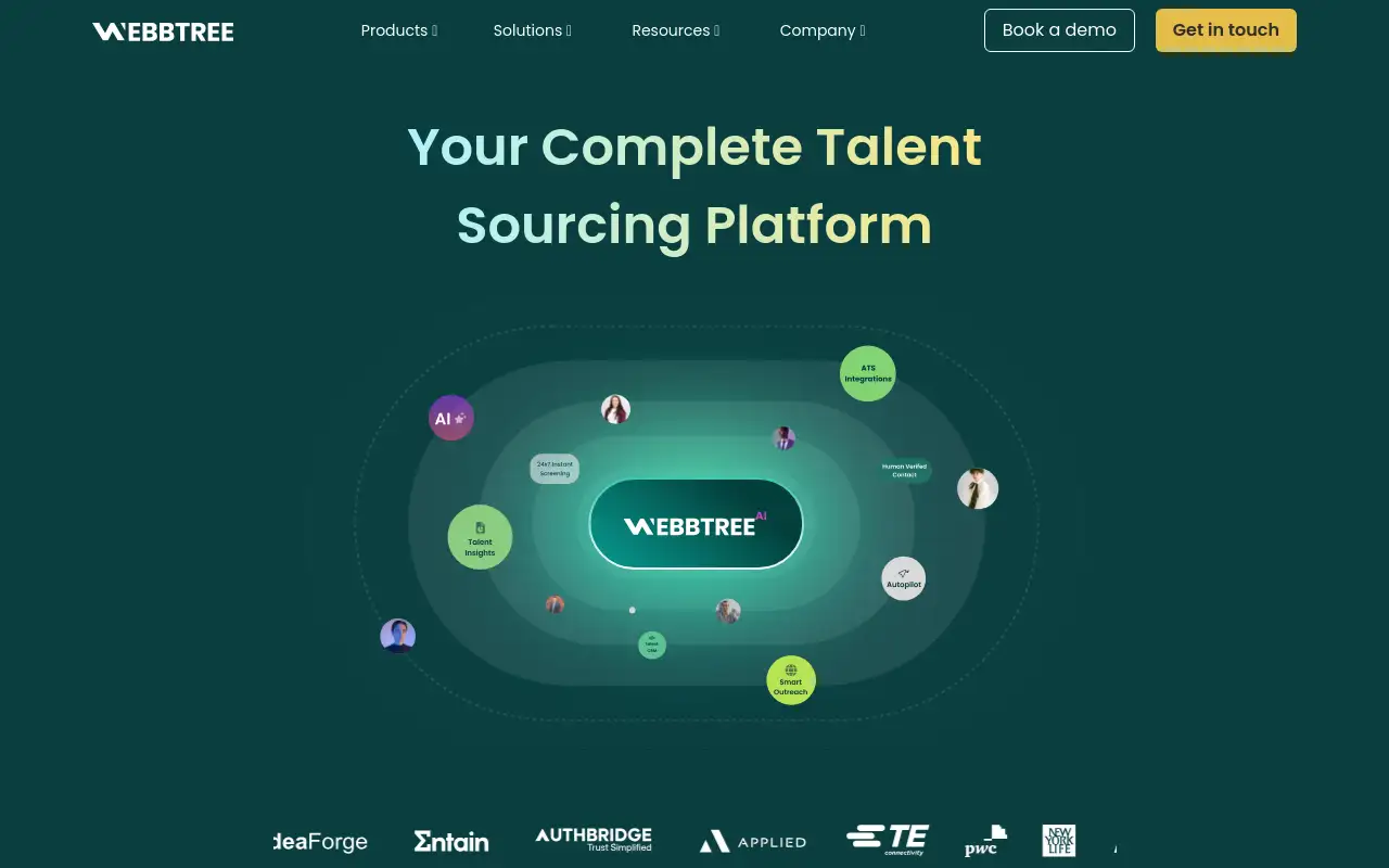 Screenshot of webbtree.com